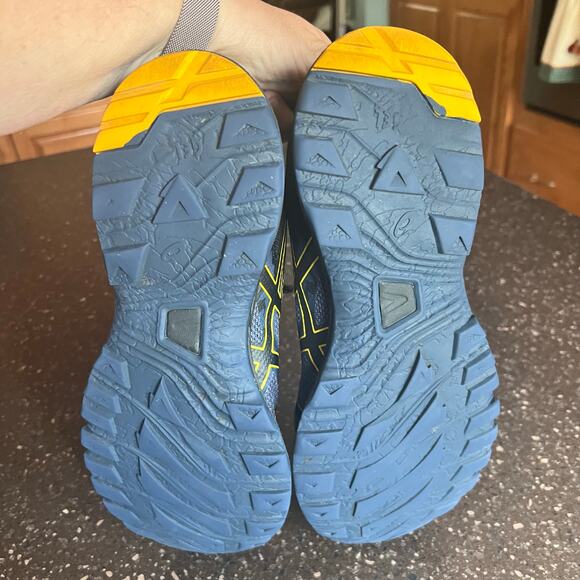 Asics Gel Sonoma 3 Men's Running Shoe (Trail) Size 9 Blue/Black/Yellow - Picture 5 of 9